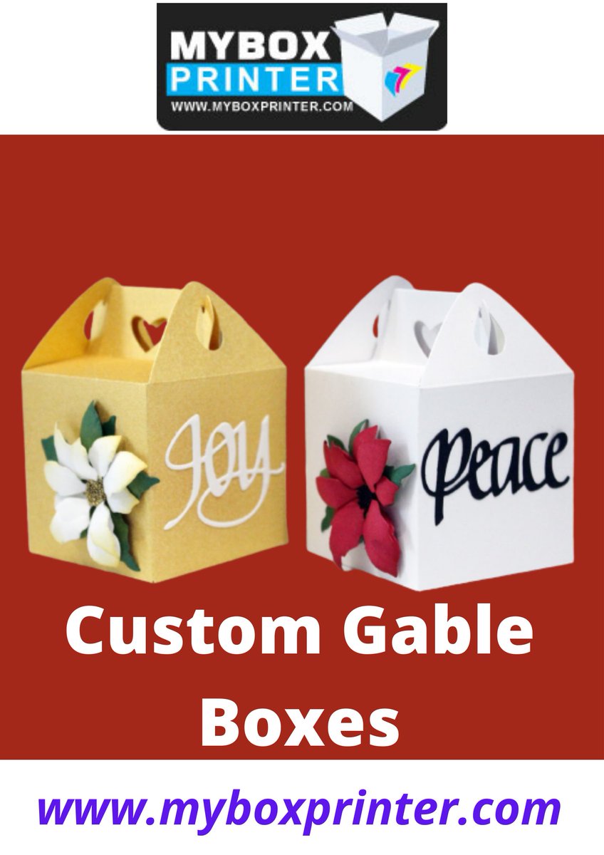 Jaunrichard1's tweet image. Custom Gable Boxes
Gable Boxes are a great gift packaging box for carrying food items like cake, cookies, burgers,s, and other food items.  
#customgableboxes #gableboxes #gablepackagingboxes #myboxprinter