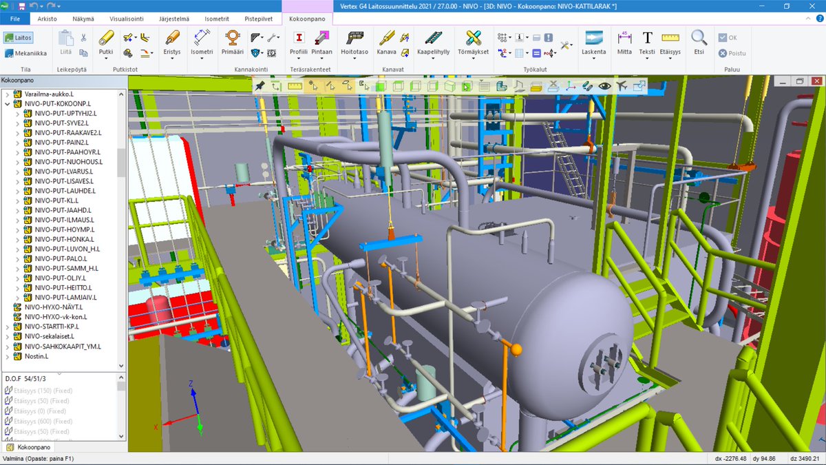 Kokeile ammattitason #3D laitos- ja putkistosuunnitteluohjelmistoa 30 päivää ilman sitoumuksia!
#VertexG4Plant -ohjelmisto on suomalainen ja suomenkielinen.
Tilaa ilmainen koekäyttö bit.ly/2Q9rcjA