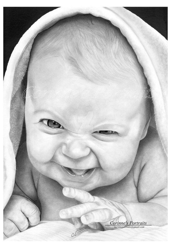 Рисовать смех. Малыш улыбается. Малыш смеется. Портрет малыша. Ухмылка ребенка.