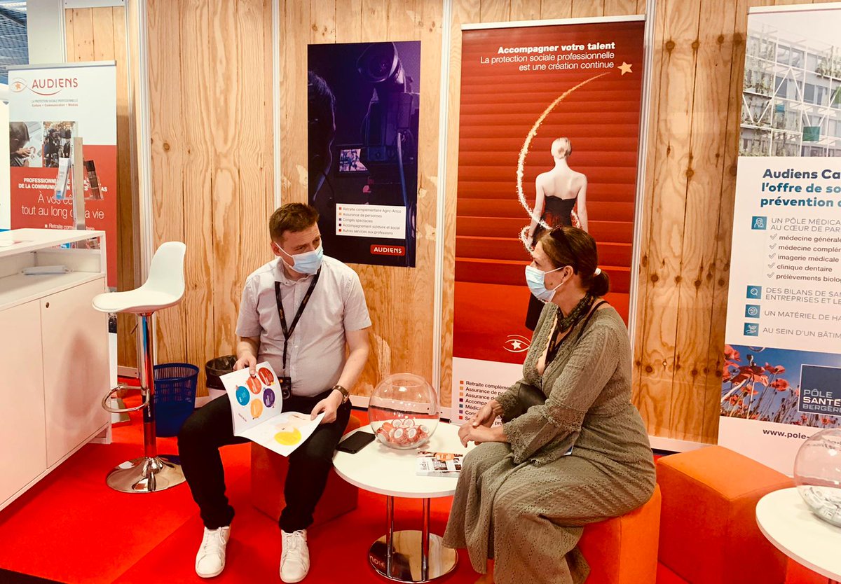 GroupeAudiens's tweet image. #MDF21 : day 4 !
🎬 Le monde change, le cinéma évolue &amp;amp; Audiens vous accompagne à chaque étape !
🤝 Rencontrons-nous !  Nous vous attendons au stand 1️⃣7️⃣0️⃣1️⃣.
@mdf_cannes
