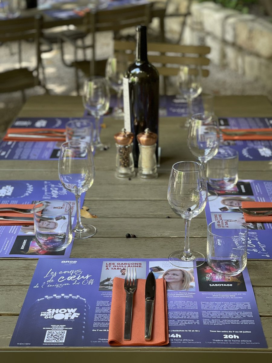 davidcoudyser's tweet image. C’est parti pour le @FestOFFAvignon !

Les garçons et Guillaume à table 
12h au théâtre de la tache d’encre

Tu verras quand tu seras grande
14h au théâtre de la tache d’encre

Sabotage 
20h au théâtre de la tache d’encre

#OFF21