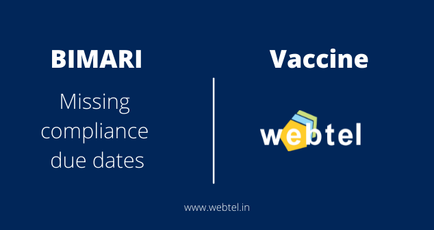 webteldotin's tweet photo. 🔹There is always a treatment for every bimari and for compliance related bimari Webtel is always there.🔹
👉 Visit https://t.co/s6ka55fioH to checkout treatments for compliance bimaris
#Tax #GST #ComplianceSolution #eComplianceSolution #eComplianceSoftware #Vaccine #Webtel https://t.co/9z0S0wNsLs