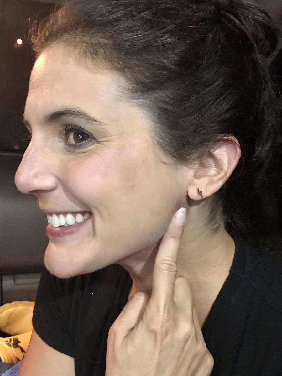 KristinThorne's tweet image. I forgot my rain pants, but I have my lightning earrings. Oh boy … Ready to get wet. #TropicalStormElsa