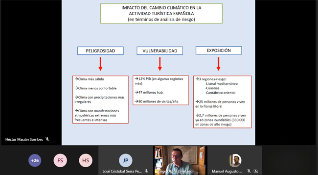 CClimatico's tweet photo. 👨‍💻"La #mitigación no esta teniendo los efectos esperados por lo que es necesario que los gobiernos #adapten y preparen a los sectores económicos. De hecho, me atrevería a decir que en #España se está produciendo la #mediterranizacion de los efectos del #CC". #JornadaCC https://t.co/7xdLfpQvxg