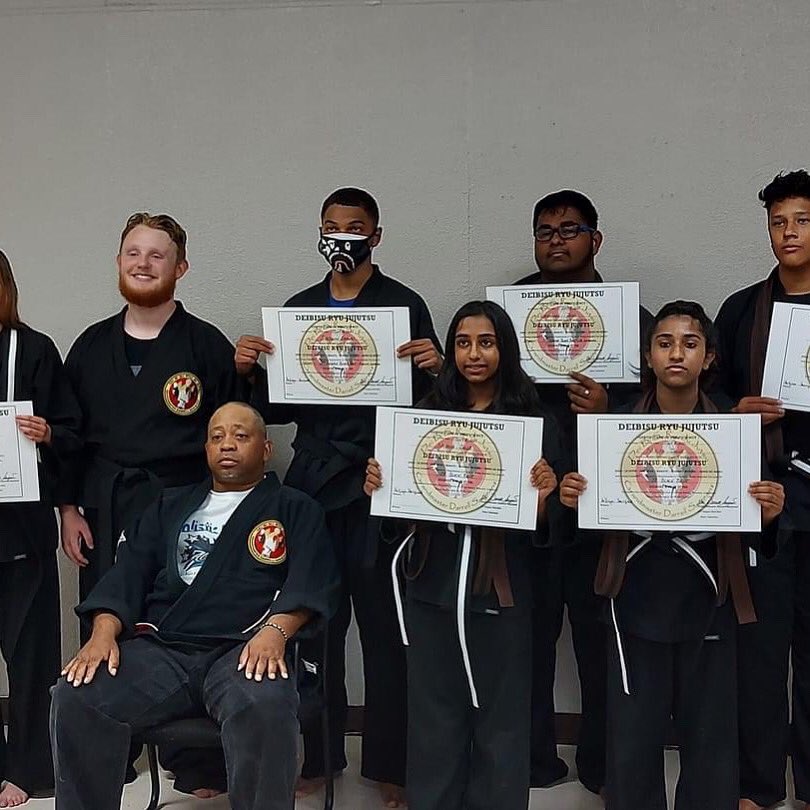 Innerkonscious's tweet image. Black Belt Promotions in Deibisu Ryu Jujutsu and Go Sei Do Kenpo Jutsu.
Preparing for the next generation!