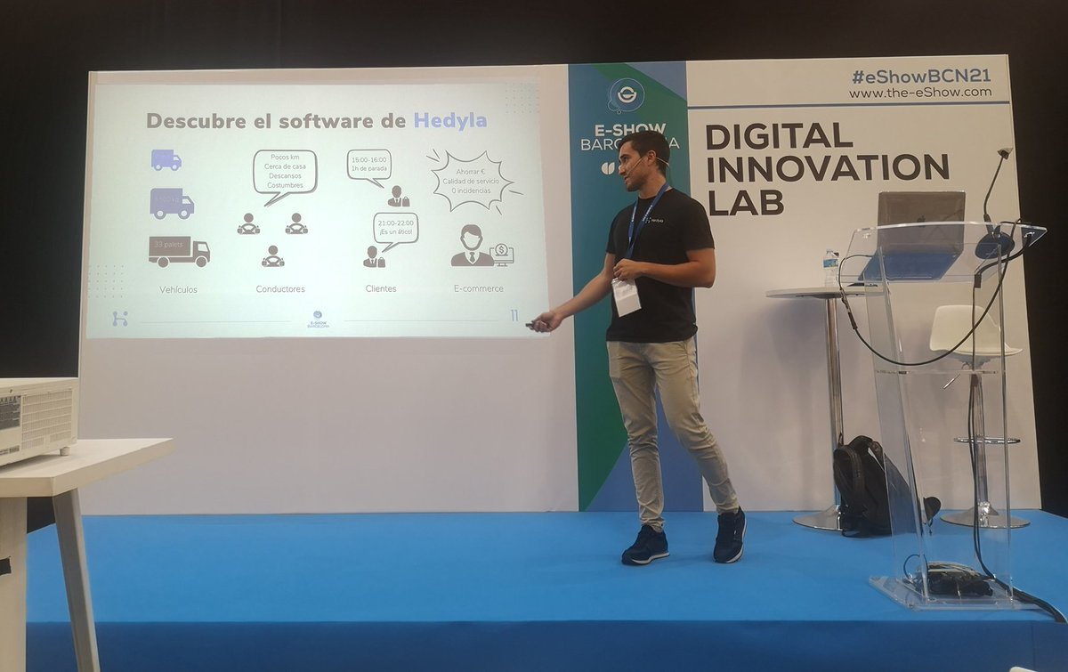 Cluster_Digital's tweet photo. Content de comptar amb @hedylalogistics entre els nostres socis i conèixer de mes aprop la seva solució disruptiva a la fira #eShowBCN21
#digital #startup #logistics #distributionsoftware #lastmilelogistics #routeoptimization #picking #fleetmanagement #activityplanning https://t.co/TKQAoiGuSc