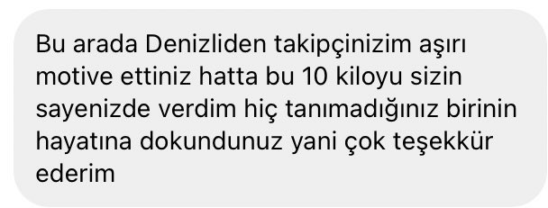 Elimde tatlı varken böyle bi mesaj geldi🥲