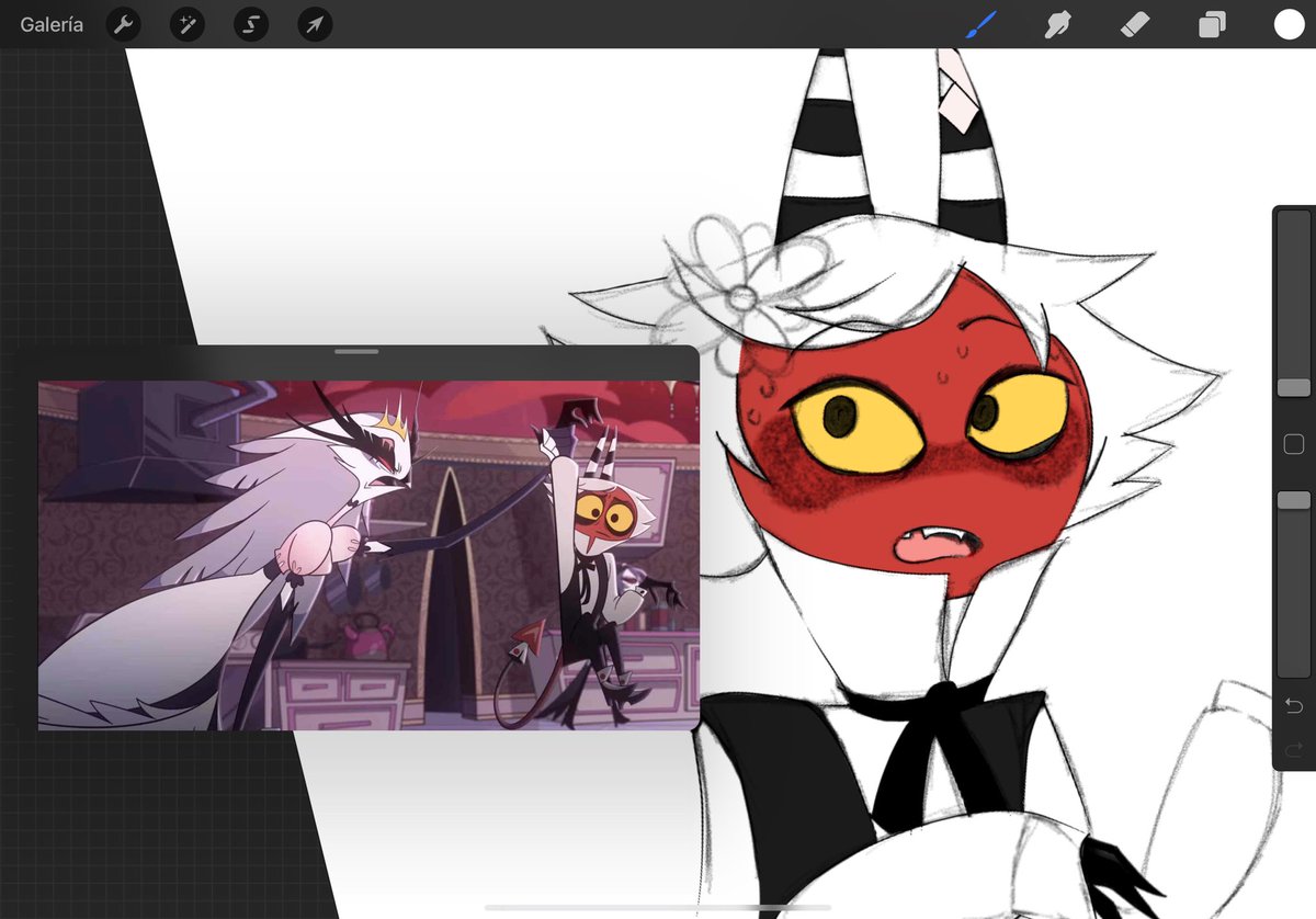 smellikeslut's tweet photo. of course I will never finish it so today I offer you an eternal wip #servantimp #helluvaboss https://t.co/xxOAB21VM3