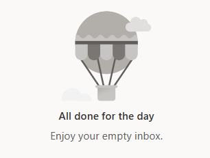 SaraEBergman's tweet image. My favorite thing to see in #OutlookWebApp the last day before vacation 😎