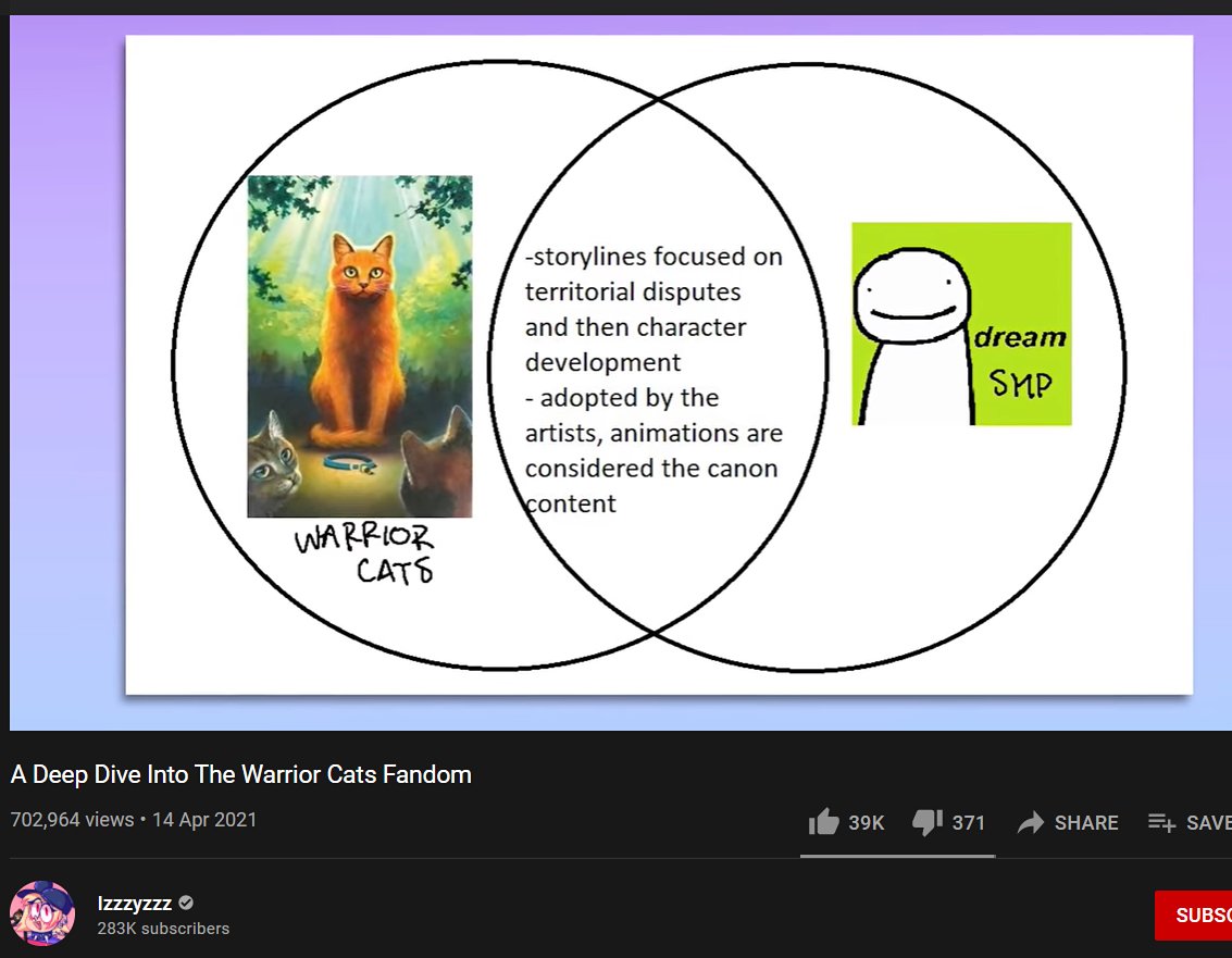 fuck im watching this vid abt warrior cats n i was like damn this sound like dsmp and 💀💀💀 