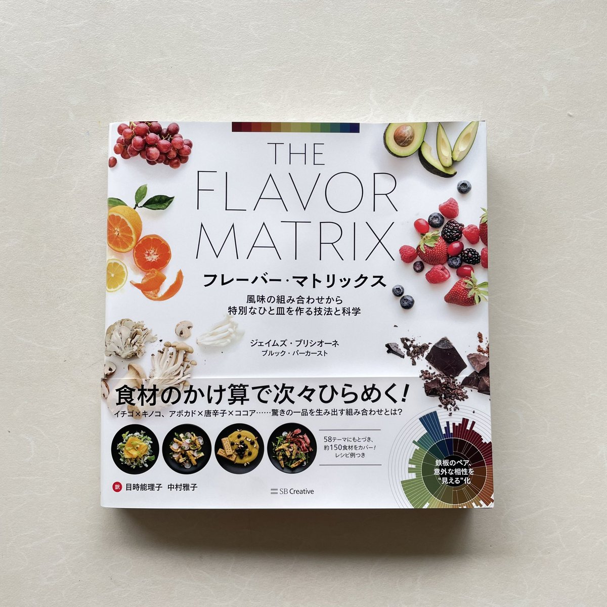 食材の組み合わせを広げようと『フレーバー・マトリックス』読んで勉強