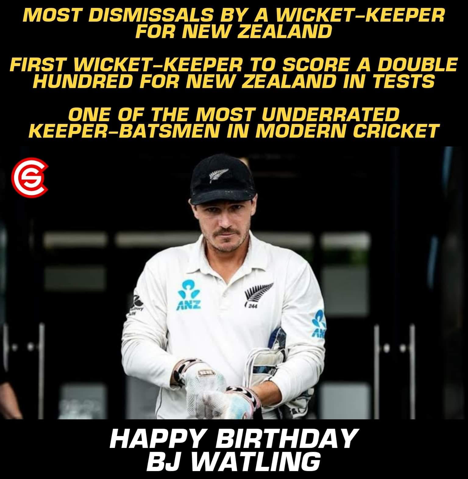 Happy Birthday to BJ Watling. 