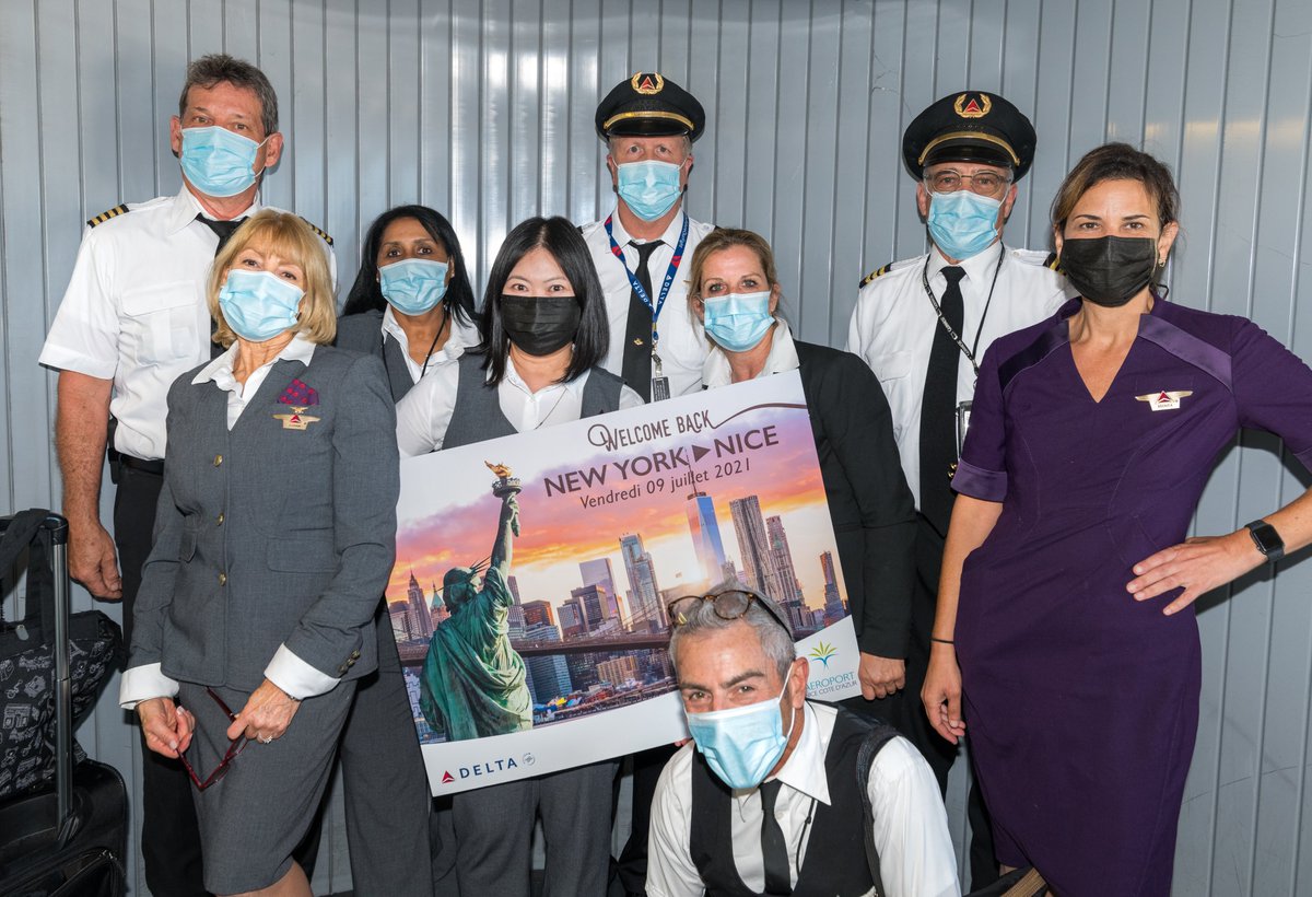 ✈ "Welcome back" <a href="/Delta/">Delta</a> 🇺🇸😀! #Nice06  #NewYork 
📸 : <a href="/CCharpinPhoto/">Cyril Charpin</a>