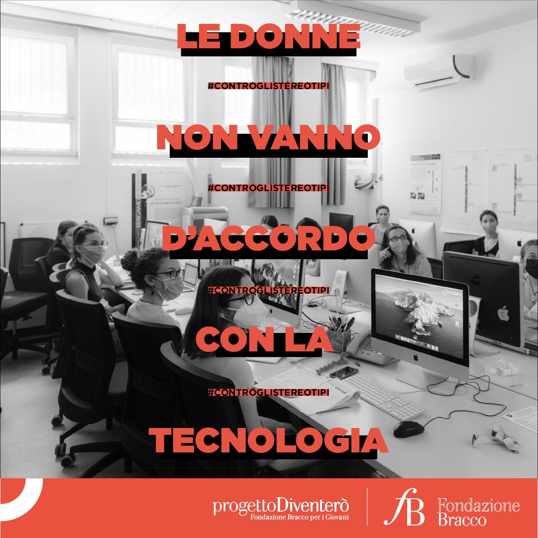 FondBracco's tweet photo. Falso! L’esperienza de “Una settimana da ricercatrice” permette a giovani donne di vivere e lavorare in un laboratorio, all’interno di un contesto scientifico, in cui sono il merito e l’impegno, e non il genere, a far sì che un esperimento abbia successo https://t.co/BMikl7Z9yn https://t.co/t8ztkuW2Ky