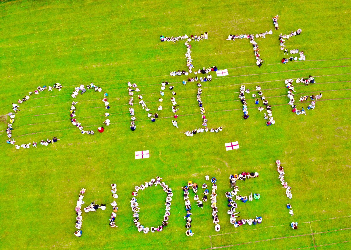 Ahead of the game on Sunday, our children have created this wonderful message to support the England football team! #ItsComingHome #ComeOnEngland #Euros2021 #eurosfinal
Thank you Mr Bird for capturing this special moment!
 <a href="/EnglandFootball/">England Football</a> <a href="/BBCTheOneShow/">BBC The One Show</a> <a href="/BBCNews/">BBC News (UK)</a> 🏴󠁧󠁢󠁥󠁮󠁧󠁿⚽️