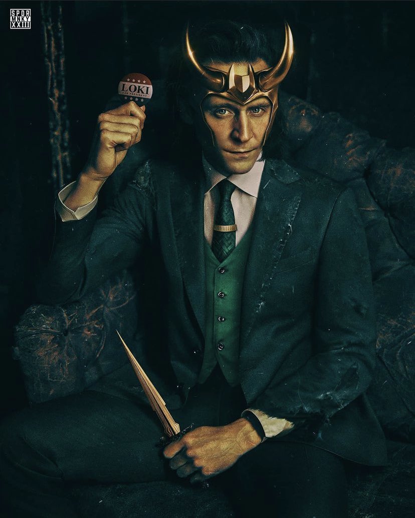 torixloki's tweet photo. Amazing fan made #PresidentLoki picture created by spdrmnkyxxiii on IG!!! https://t.co/VqRqsJqm9o