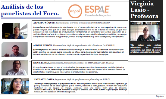 karesalmeida's tweet photo. Dentro de los aspectos que más valora un profesor y @espae en general, es el esfuerzo reflejado en la calidad del trabajo de un estudiante o su equipo. Les dejo aquí esta joya de la #EMBA24
Boletín informativo: Los Pilares de Equipos Efectivos. 👏🏽👏🏽
https://t.co/qU7vexUCAm https://t.co/wDUMiEulTj