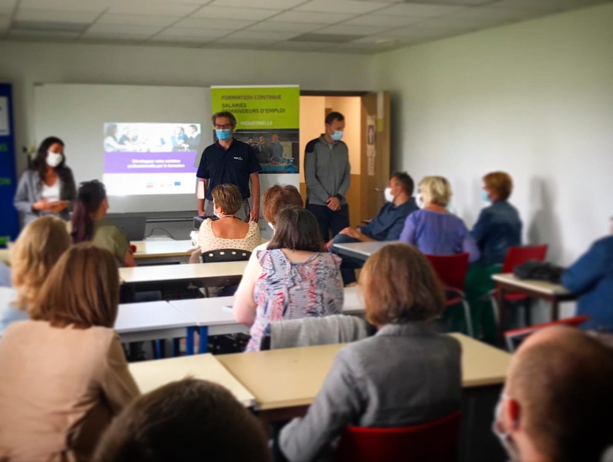 Seconde partie de notre Porte Ouverte à Escaudoeuvres pour les professionnels de l’emploi &amp; de l’insertion. Au programme visite des ateliers techniques &amp; présentation des formations financées par la Région <a href="/hautsdefrance/">Région Hauts-de-France</a>.
Merci à toutes et à tous pour ses échanges enrichissants😀