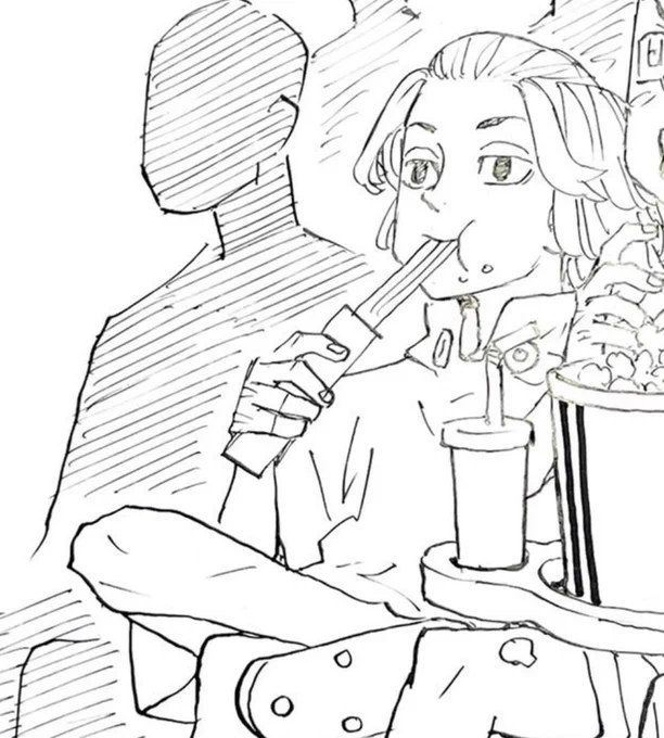 รีดันค่ะ เพราะไมกี้กินชูโรสในอาร์ตนี้ 🥺🔥 https://t.co/CRFdqnt3BY 