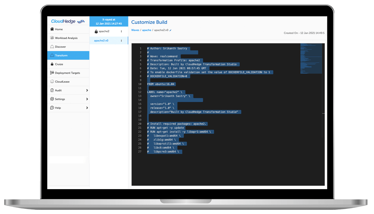 cloudhedgeio's tweet image. Customize containers before deployment and have total control over your app containerization journey using CloudHedge's #AutomatedContainerization tools. #CloudHedge simplifies containerization of mission-critical apps to #cloud or #OnPremise within mins - buff.ly/3pMaCCu