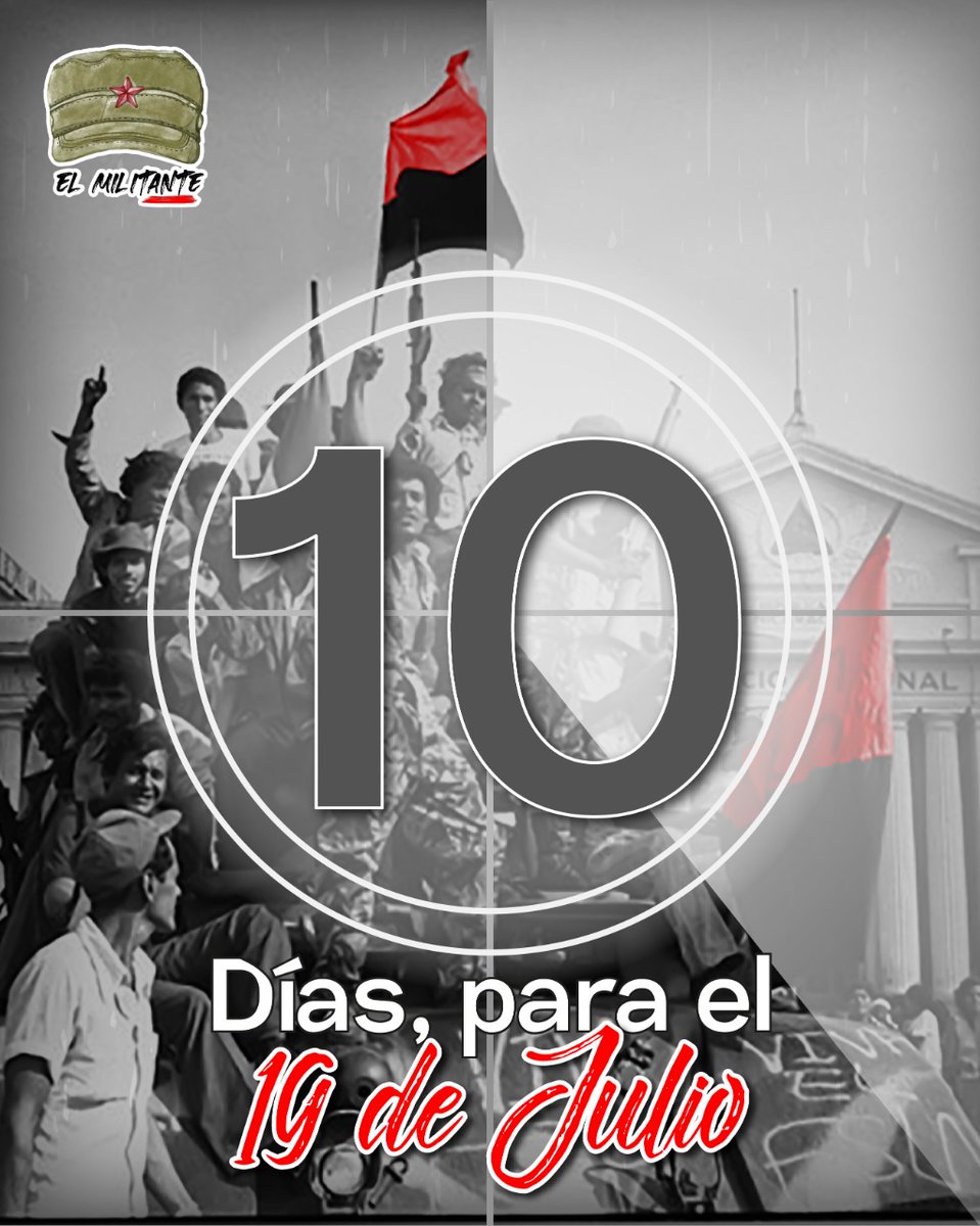 #09Julio #Nicaragua avanza hacia el sol de la libertad ❤️🖤✌️🇳🇮 #JulioCaminosDeVictorias