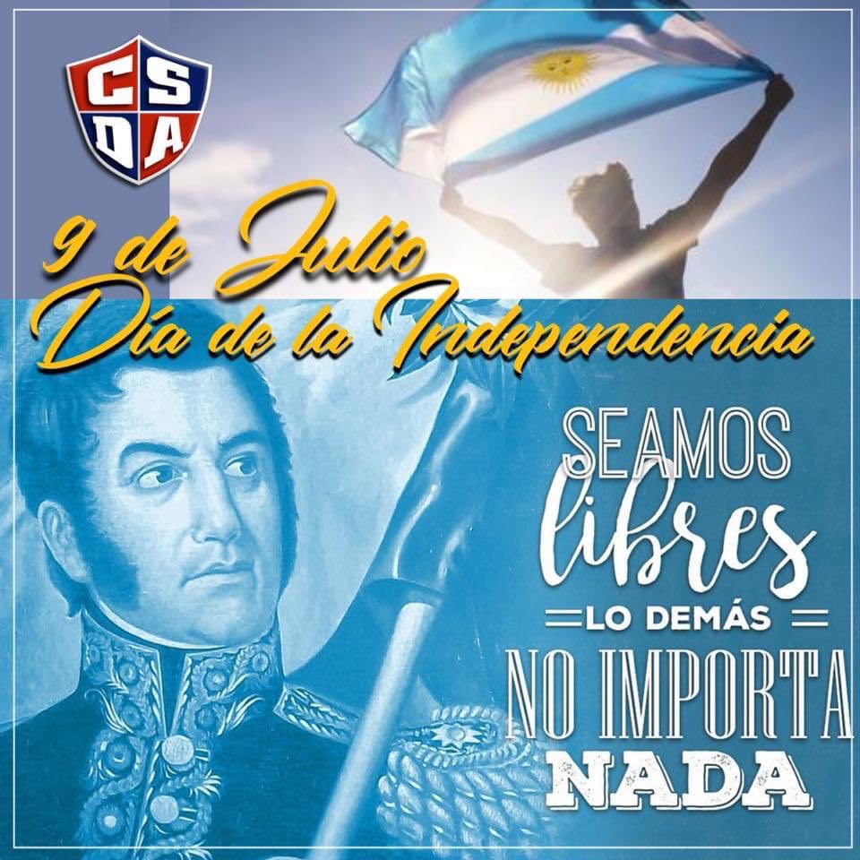 “Seamos libres lo demás no importa nada”
Día de la #independencia