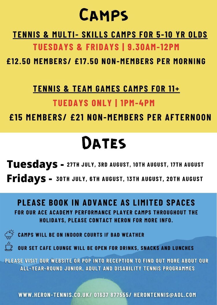 Summer holiday 2021 tennis sessions for young ones and teenagers. Come join in the fun in Newquay..…
#tennisincornwall #kidsactivities #sportincornwall #holidayactivities <a href="/Newquay_Voice/">Newquay Voice</a> <a href="/radionewquay/">Radio Newquay</a> <a href="/the_LTA/">LTA</a> <a href="/Love_Newquay/">Love Newquay</a> <a href="/tennis_cornwall/">Tennis Cornwall</a>