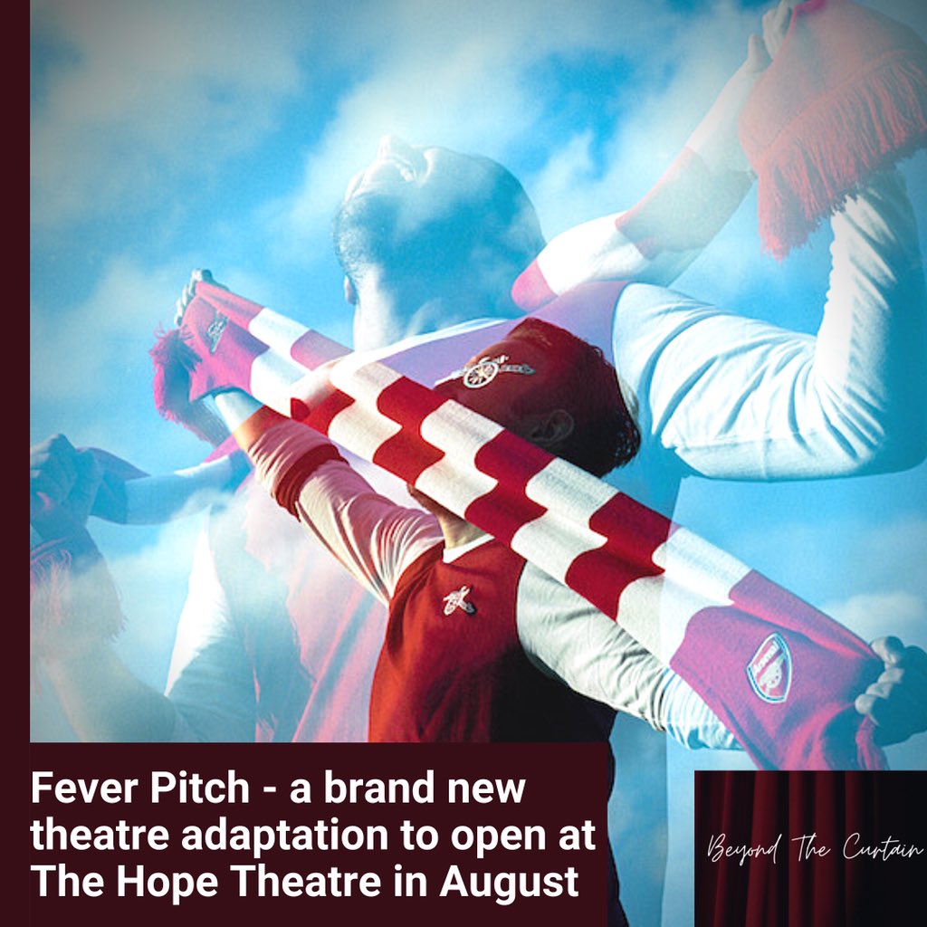 beyondcurtain12's tweet photo. Fever Pitch - a new theatre adaptation based on the book by Nick Hornby will open at The Hope Theatre.

Directed by Kennedy Bloomer, the outgoing Artistic Director. Full casting to be announced shortly.

🗓 Aug 31st - Sept 25th.

https://t.co/e07GpTI6yp https://t.co/sOzhqkfERL