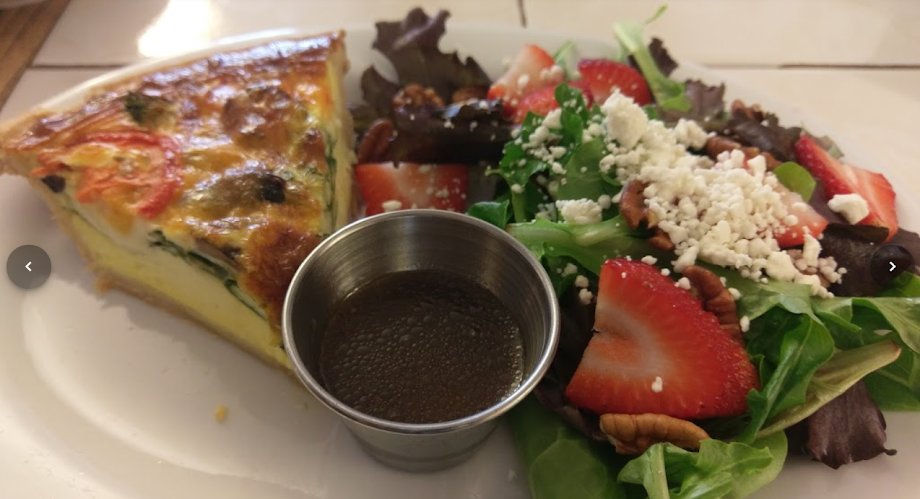BerkleyBlackCat's tweet photo. Just platting up a #BlackCatCafe combo dish for one of our wonderful patrons. You won't see any sad salad or week old quiche here & #ChefJudy makes her own, dressing, too! This plate of gourmet hand-crafted deliciousness also saves the lives of cats and kittens. https://t.co/tVU3pdQAKs