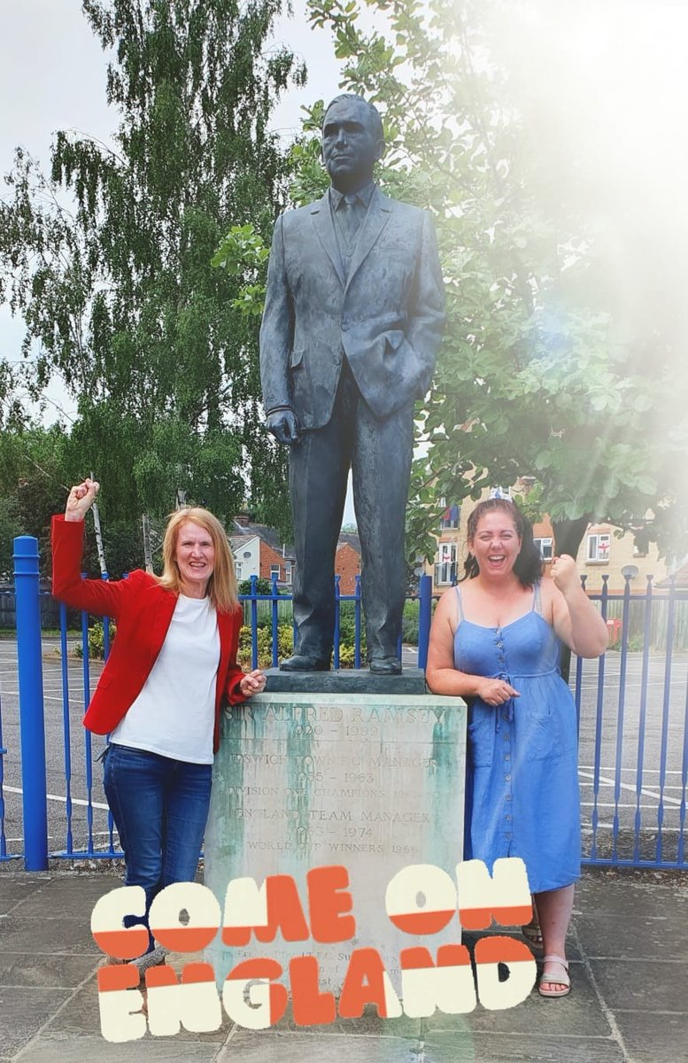 LarkingGowen's tweet photo. #itscominghome! Sir Alf Ramsey did it in the 66 world cup, here’s hoping @GarethSouthgate can lead the team to victory on Sunday #threelions #TeamLG @IpswichTown...c'mon England!!!⚽🏆 https://t.co/i0vJLGuBPv