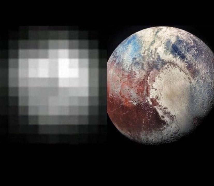 Pluto 1997 vs 2021