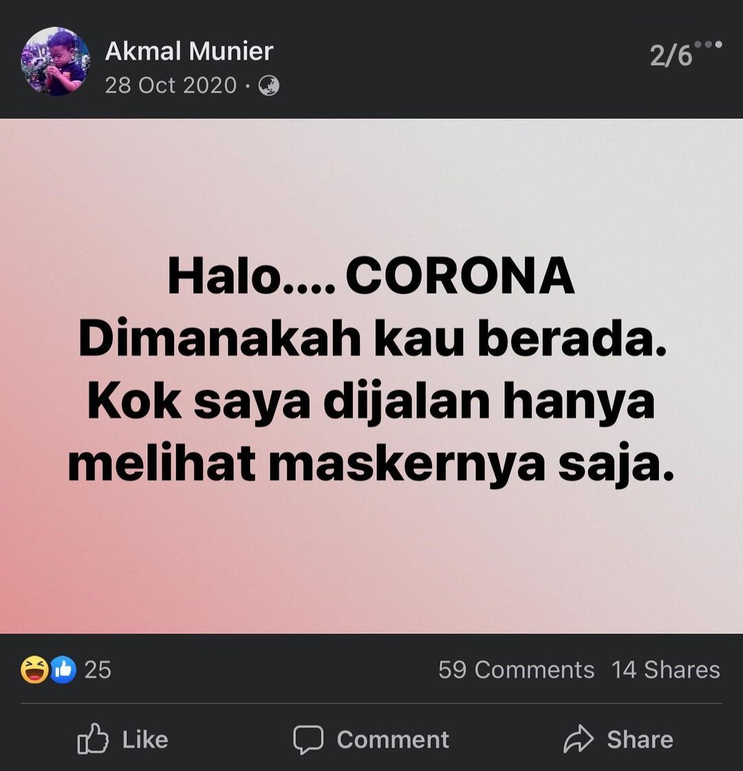 Putri_Sulita's tweet photo. Covid itu ada dan nyata..
Ketika kamu meminta tuhan akan memberi. https://t.co/qL1dSGkmCr