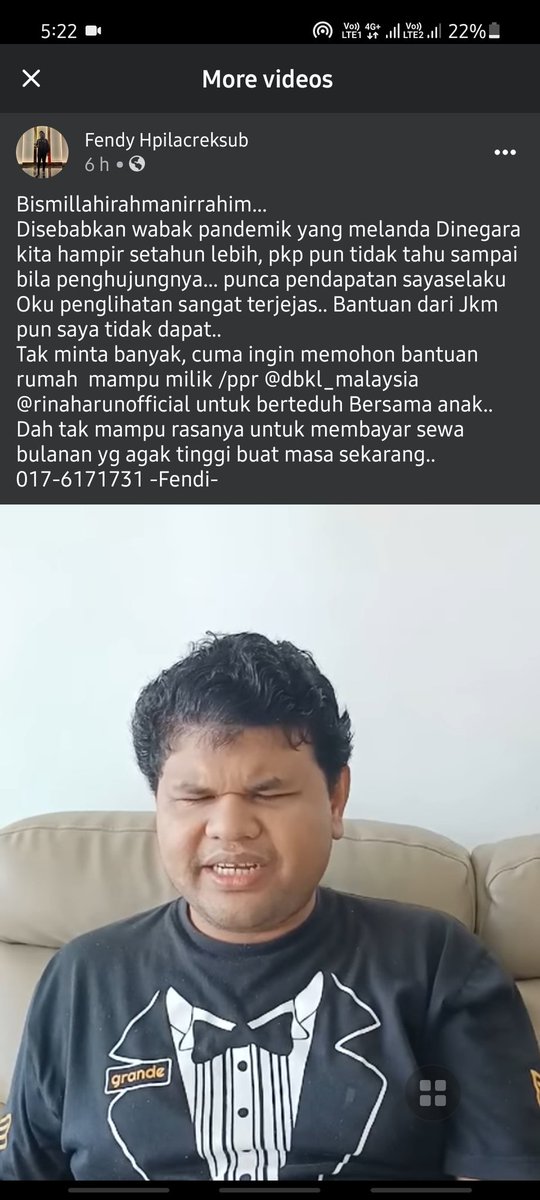 yinnn_chan's tweet photo. Please lah anyone help my friend, fendy. Kesian dia pendapatan dia mmg depend pada busking tapi sekarang busking semua takde. Dia nak makan lagi nak bayar sewa semua weh. Kesian sangat. Dia OKU penglihatan.

Dia dari kumpulan caliph Busker kalau siapa yang tahu. https://t.co/JC3WblQezF