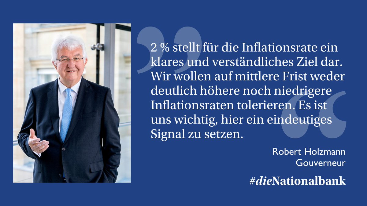 oenb's tweet photo. #OeNB Gouverneur Robert Holzmann zur neuen geldpolitischen Strategie der EZB - ECB Strategy #ecbstrategyreview #ecb #geldpolitik https://t.co/CjZGxGcf09