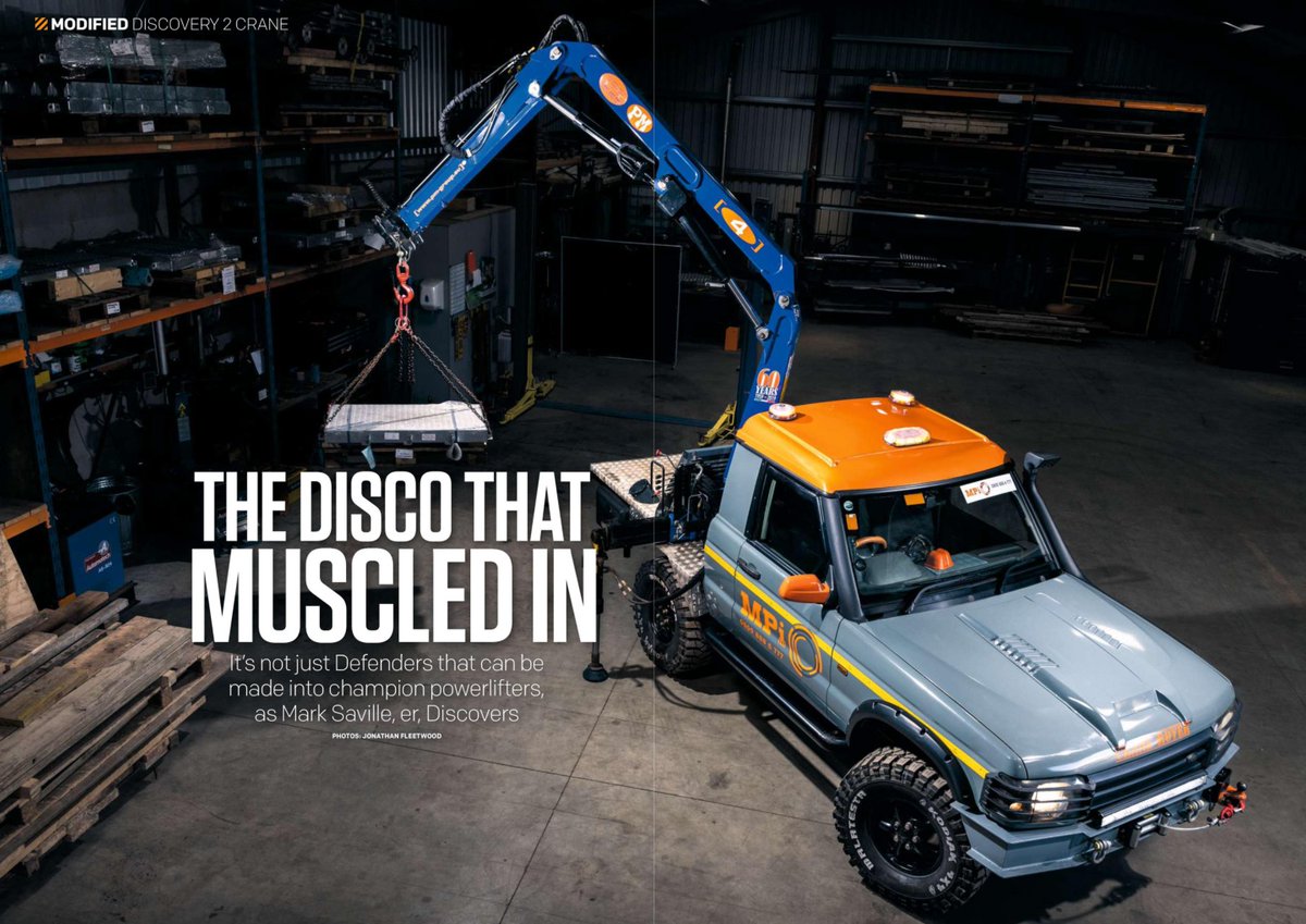 We are SO proud to feature in Landrover Owners Magazine International with our selfbuilt discovery crane! This vehicle is loved on site because its perfect for sites with difficult terrain & access. 
#LandRover #Landroverdiscovery #crane #installation #securitydoors #accesscovers