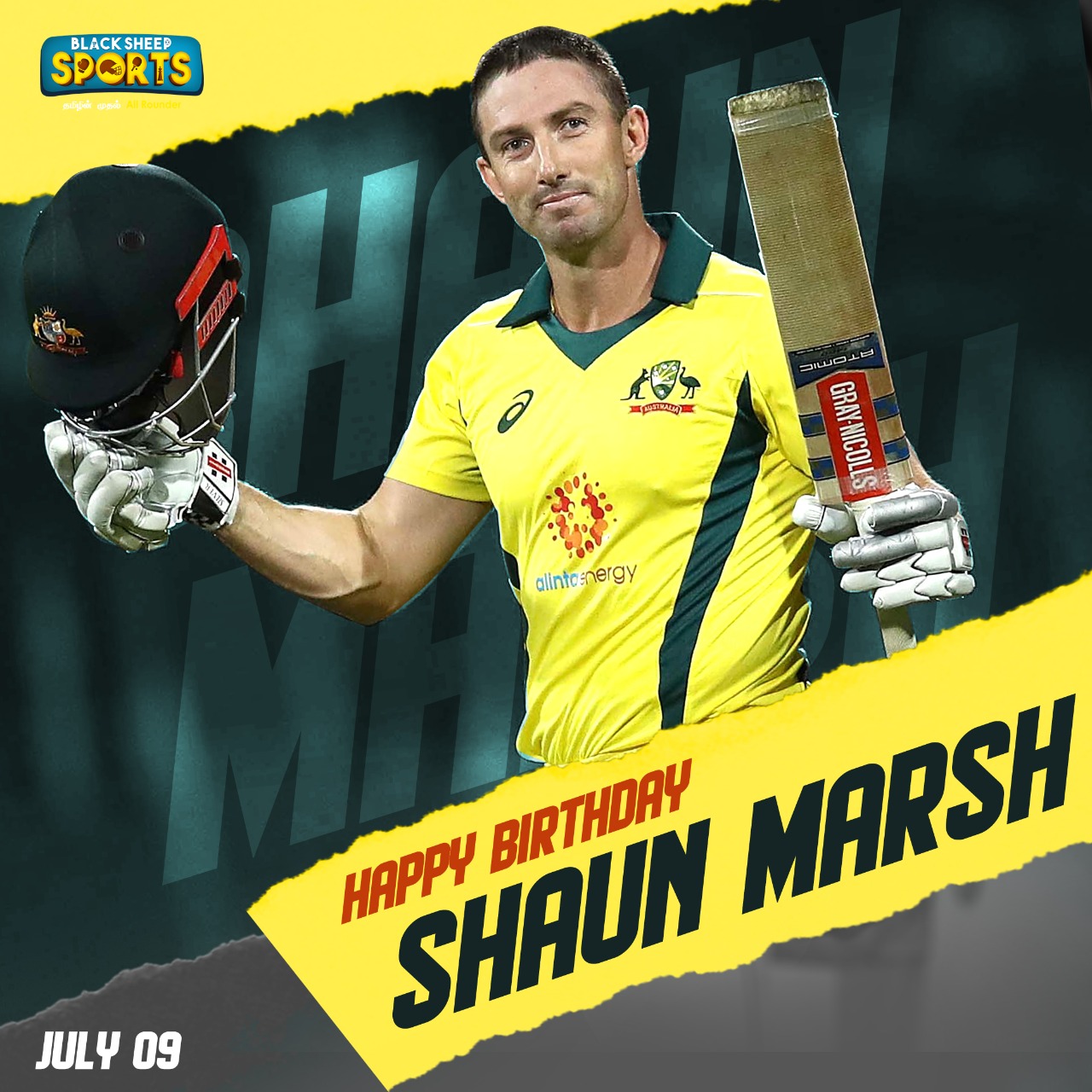Happy Birthday Shaun Marsh       