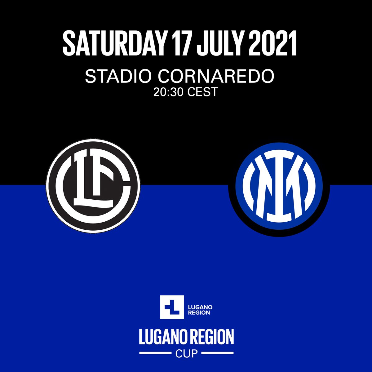 Inter's tweet photo. 📆 | SAVE THE DATE

@FCLugano1908 vs Inter, 17 Luglio ore 20.30
Primo match stagionale dei nostri ragazzi nella Lugano Region Cup.
Scopri come acquistare i biglietti 👉https://t.co/XAhyisPlHi

#LuganoRegionCup #InterPreSeason https://t.co/qffzL4d7ro