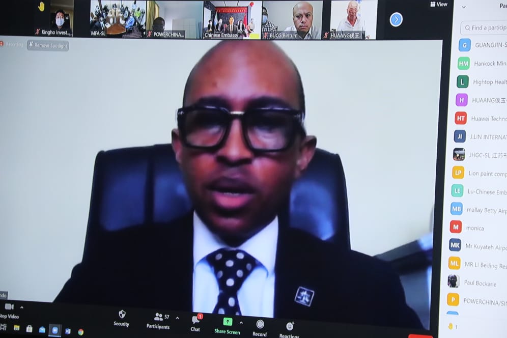 Online symposium on China-Sierra Leone Investment and Cooperation