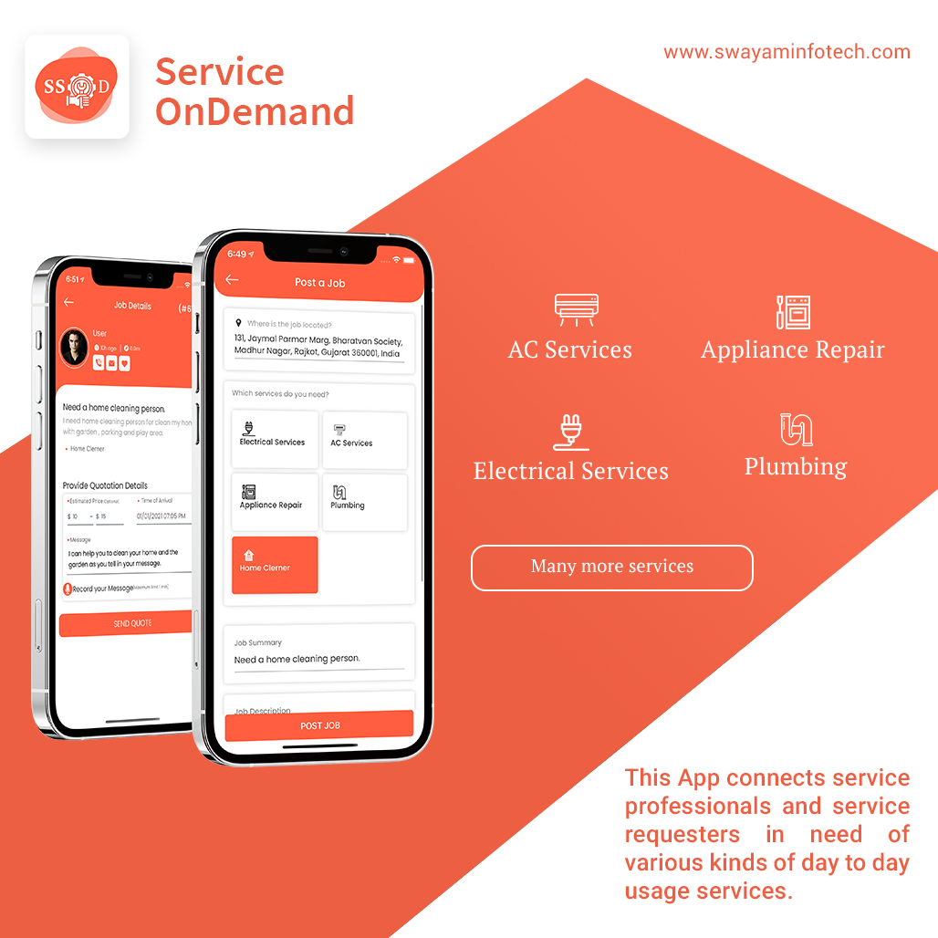 swayaminfotech's tweet photo. Swayam Infotech is the best Mobile Application Development Company that has the power to develop on-demand applications and business applications for your entrepreneurs and enterprises.

Visit: https://t.co/PeaVuQwIRU

#serviceondemand #serviceondemandapplication 
#swayaminfotech https://t.co/4BFW4K3F3I