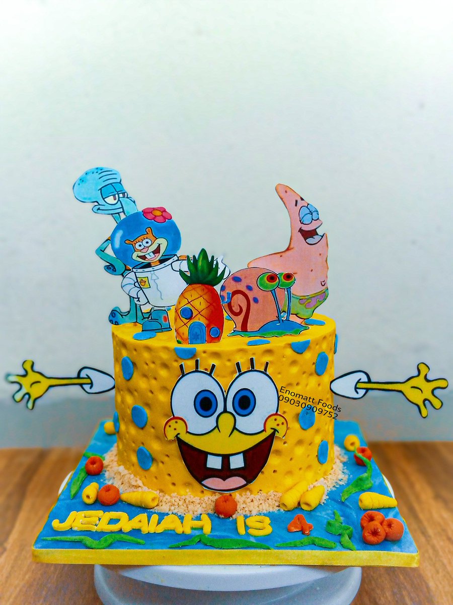 EnomattF's tweet photo. SpongeBob SquarePants

Hello Abuja,your kids cakes are safe with us.
☎️09030909752
#AbujaTwitterCommunity https://t.co/6qqHk1GfXF