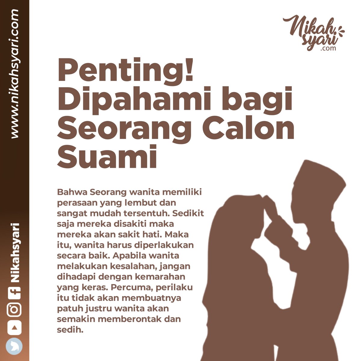 NikahSyari's tweet photo. Penting dipahami bagi seorang calon suami.

https://t.co/CiDgtkWYHx
.
#Pernikahan #Cinta #Manajemen #RumahTangga #Diklat #Pelatihan #semangatmenikah #kajianmenikah #yukmenikah #seminarnikah #kursusnikah #kursuspranikah #kuliahnikah #NikahSyari https://t.co/2IE1BtaGG4