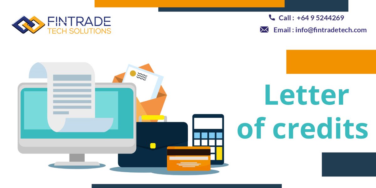 FintradeTech's tweet image. A letter of credit is a document that supports and guarantees the buyer&apos;s payment to the sellers. It is issued by a bank and makes sure timely and full payment to the seller.  Get in Touch with Us Now! Email Us: info@fintradetech.com Landline: +64 9 5244269 #SwiftServices
