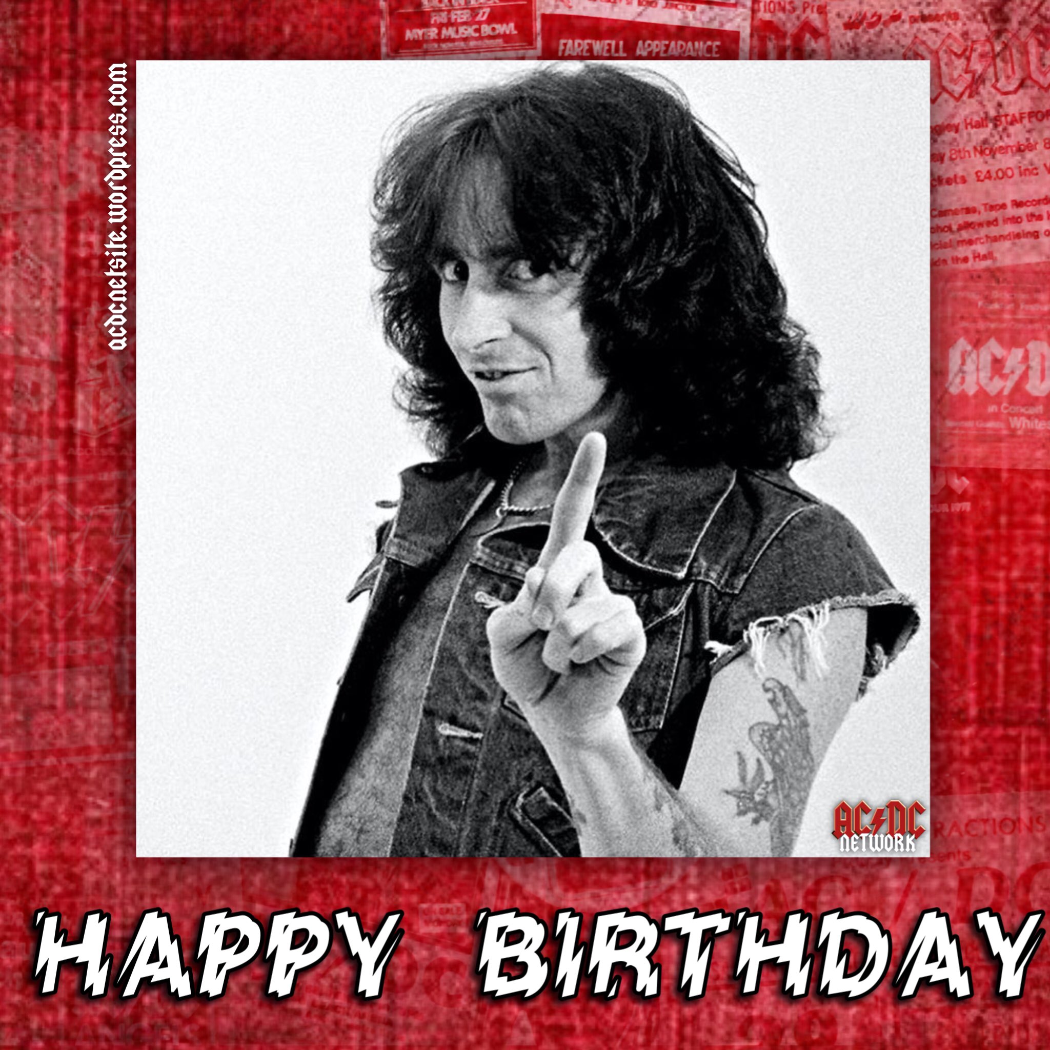 On this day back in 1946, Bon Scott was born. Happy 75th birthday to you Bon, ride-on!   -
[   
