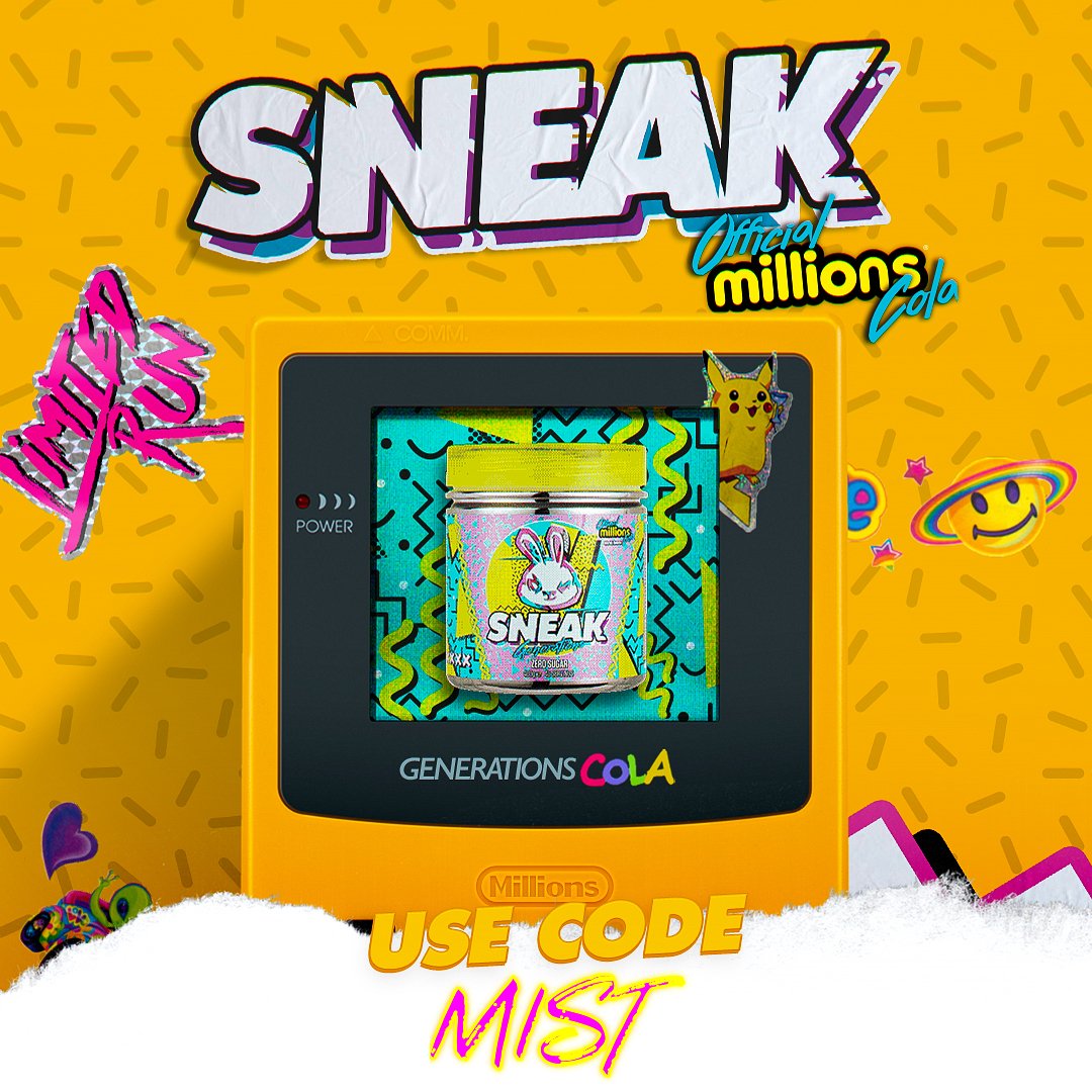 SiMPLYYMiST's tweet photo. Omg @SneakEnergy cola millions drops TODAY 😍🔥

Be sure to use code MIST @ the check out screen, any and all orders support me massively 🥺❤️

This is a limited drop so once its gone, IT'S GONE 🥺🔥

3pm UK
10am USA 

#sneak https://t.co/i4gpsHqTtU