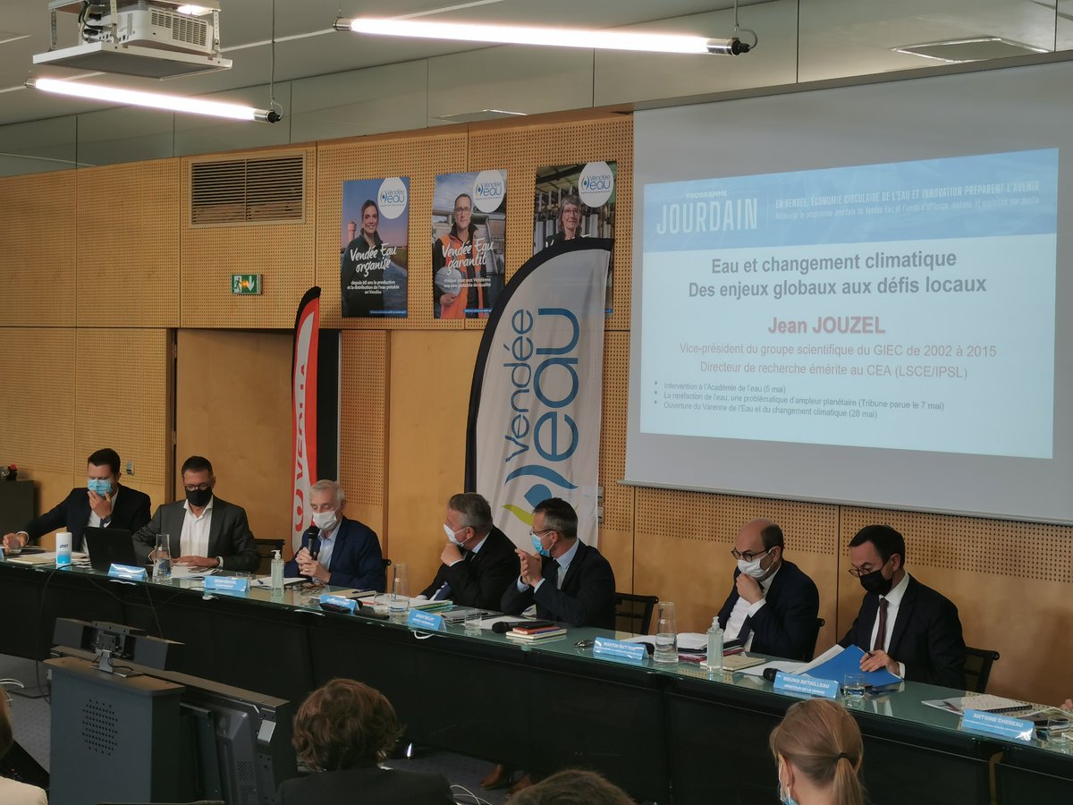 “Le principe de #REUT semble empreint de bon sens : si notre pays dispose en moyenne de ressources en eau suffisamment abondantes, certaines régions font face à des difficultés qui risquent de s’amplifier avec le réchauffement climatique” <a href="/JouzelJean/">Jean Jouzel</a>