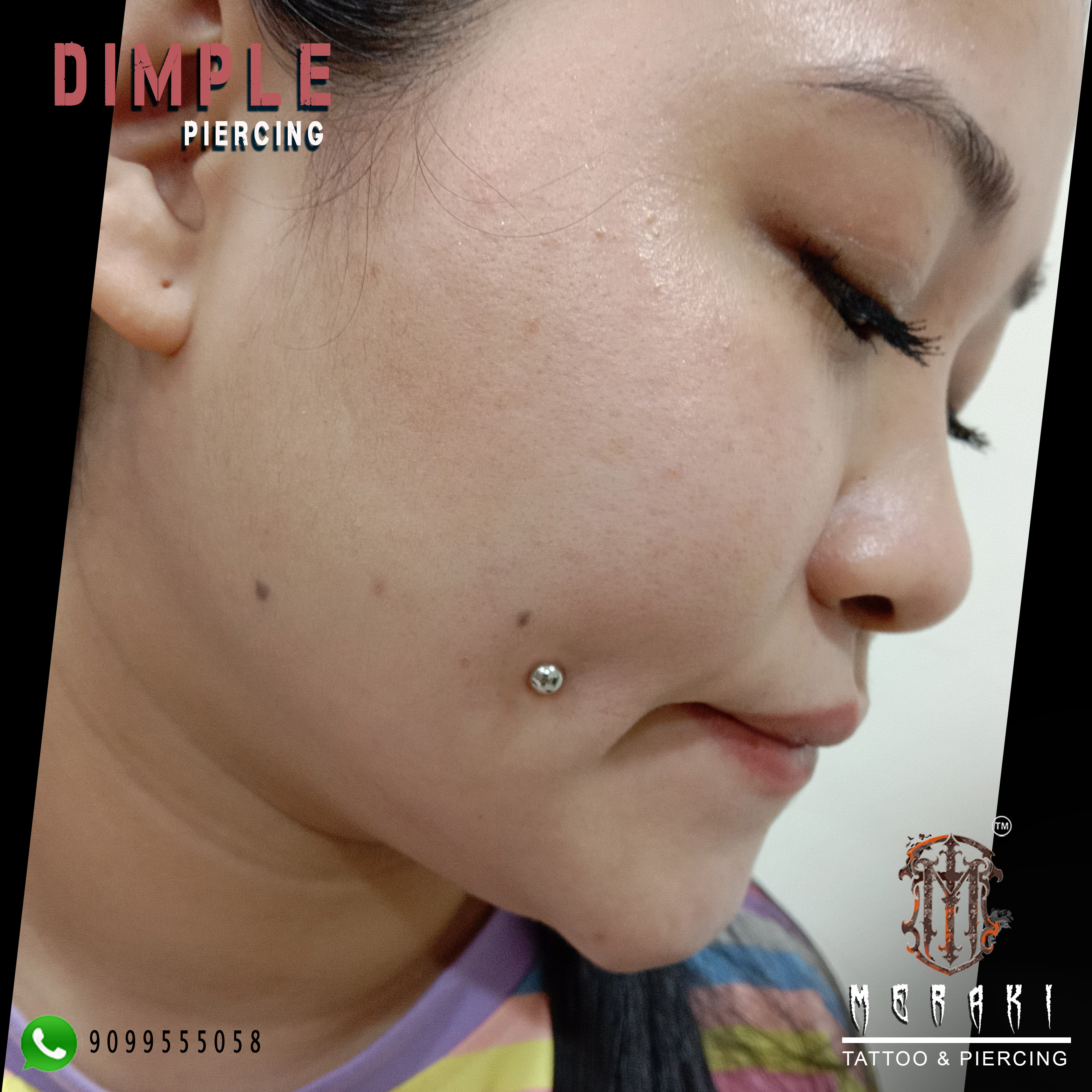 dimple piercing