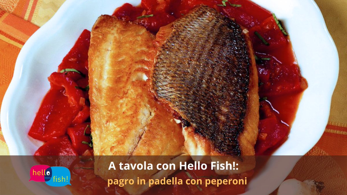 HelloFish_info's tweet photo. 🍽 Hello Fish! vi porta #incucina #pagro🐟in padella con peperoni!
Ricetta completa: https://t.co/C8b1MvYGgT
Scopri di più sul sito https://t.co/1xARsBQdnY nella sezione "Ricette"!
@Mipaaf_
@unioncamere
@pofeamp https://t.co/WMC3roITYu
