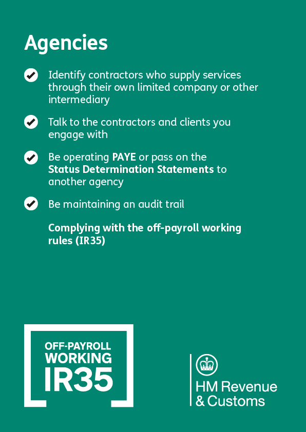 HMRCgovuk's tweet image. Do you supply contractors who work through their own limited company? Make sure you are complying with #offpayroll #IR35. More guidance here ⬇️
gov.uk/topic/business…