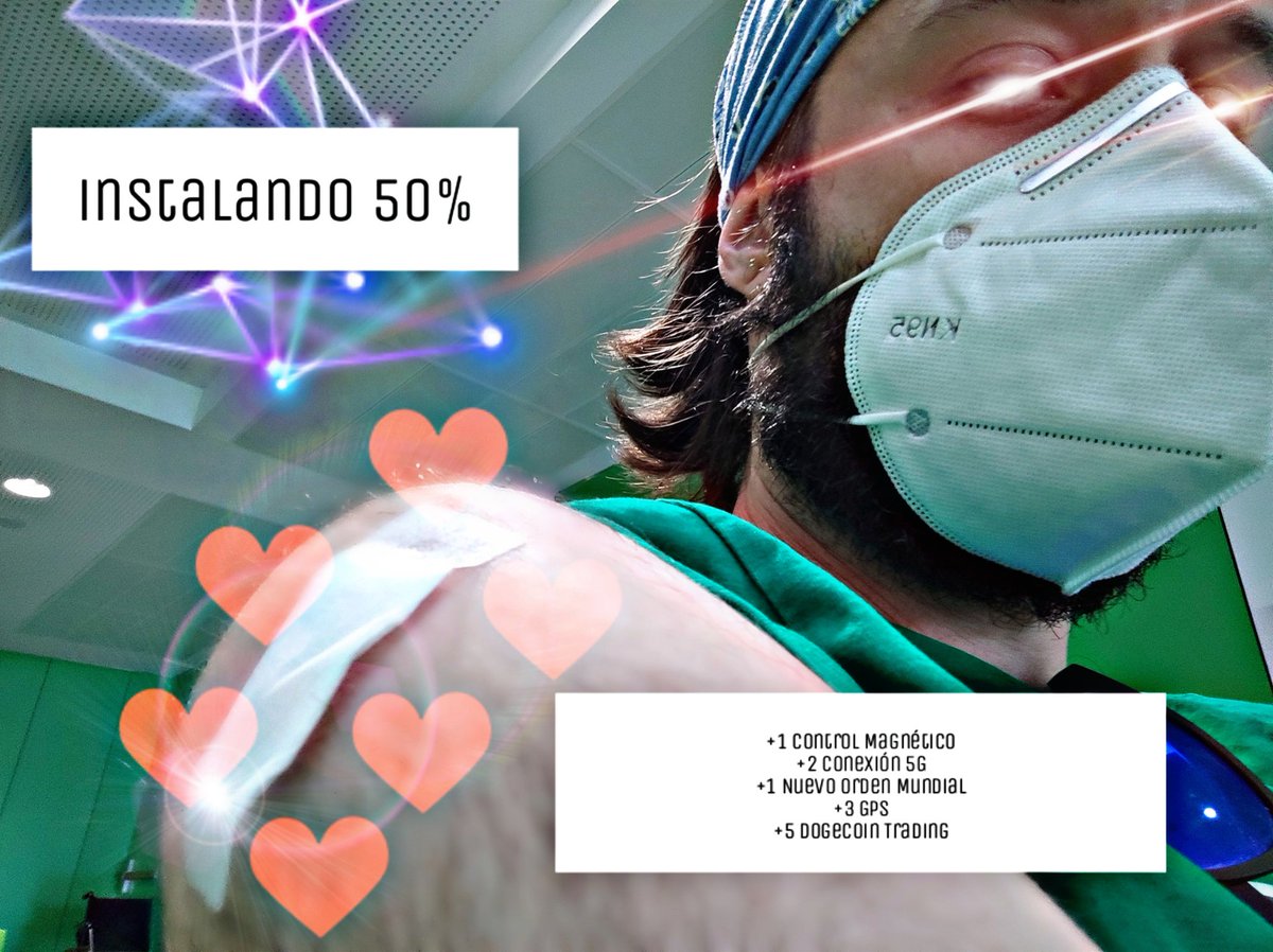 TukaramX's tweet photo. 💉Gente Estoy Bien Vacunadito ya. No tengáis Miedo está Todo bien, me encuentro bien. #nuevoordenmundial #iluminati #toothemon #dogecoin #5G #magnetoesmipadre #Windows11 #VivaLasVegas #comprapan https://t.co/Aen7WK3cDB