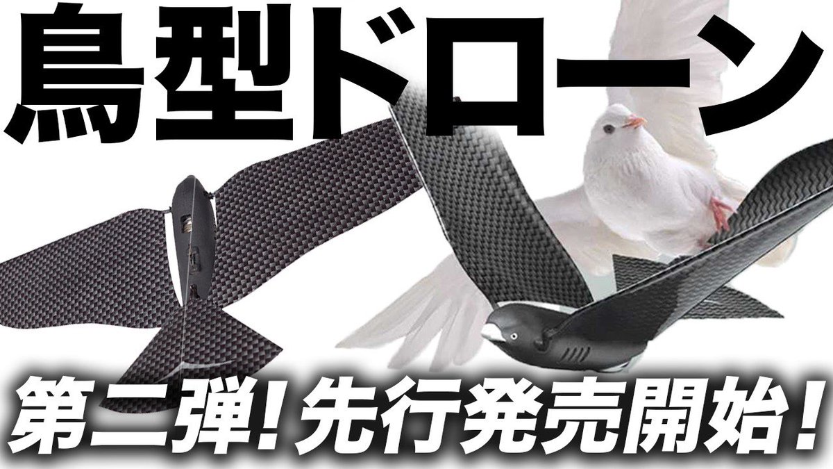 recodom3's tweet photo. YouTube更新しました🔥

是非ご覧になってください‼️

【急げ！】鳥型ドローン第二弾｢MetaBird｣先行販売開始しました！ https://t.co/uIreJsdkzM

#YouTube ＃ドローン　#鳥型ドローン
#先行発売 https://t.co/IheL7McgHp